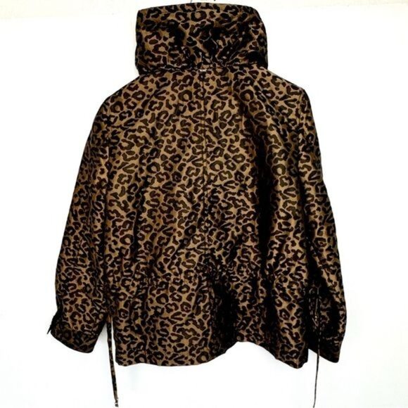 ST. JOHN ANIMAL PRINT METALLIC BROWN AND BLACK JACKET MEDIUM - Picture 10 of 13